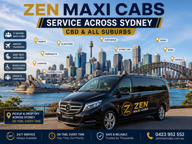 Maxi Cabs Across Every Sydney Suburb